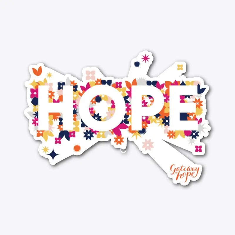 Hope Die Cut Sticker